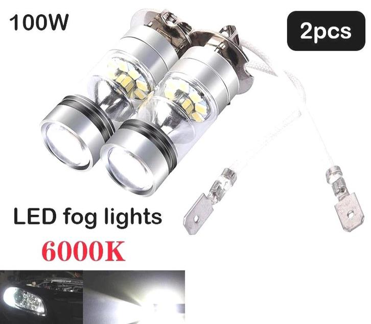 KIT ANTIBROUILLARD LED H1 100 WATTS CANBUS, Auto-onderdelen, Verlichting, Verzenden