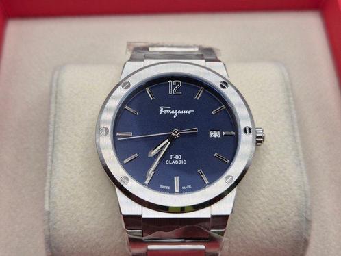 Salvatore Ferragamo - F-80 - Zonder Minimumprijs - SFDT01320, Handtassen en Accessoires, Horloges | Heren