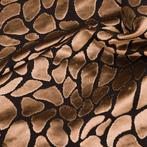 BA142 - Zwart fluweel en goud met dierenprinteffect -, Antiek en Kunst