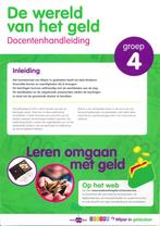 De Wereld van het Geld Docentenhandleiding Groep 4, Verzenden, Nieuw