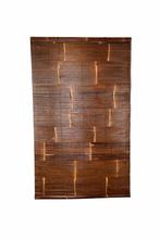 Rolgordijn bamboe zwart 120 x 200 cm, Verzenden, Nieuw