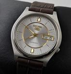 Seiko - Zonder Minimumprijs - Heren - Seiko 5 Goud Details, Handtassen en Accessoires, Nieuw