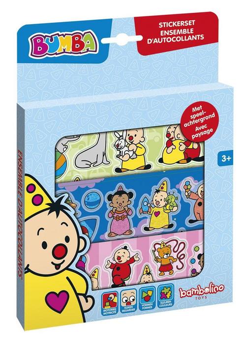 Bumba Stickerset 4 delig, Hobby en Vrije tijd, Feestartikelen, Nieuw, Verzenden
