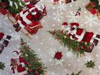 Elegant kerstpatchwork-thema stof met Santa Claus voor, Diversen, Nieuw