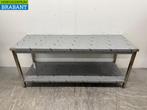 Table de travail en acier inoxydable avec étagère 200 x 70 x, Zakelijke goederen, Horeca | Overige, Verzenden