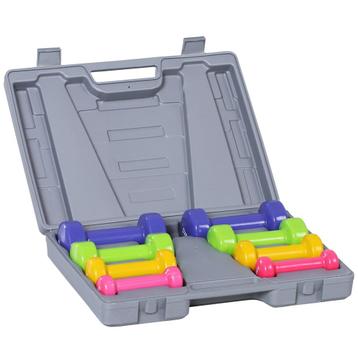 Dumbbell -  - Draagbare set - 4 paar - Zwart beschikbaar voor biedingen