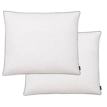 vidaXL Kussens 2 st zwaar 70x60 cm dons-/verenvulling wit, Verzenden