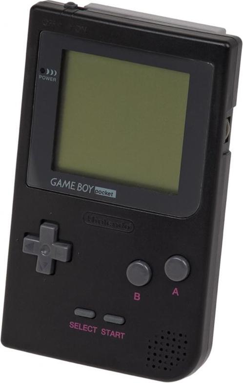 Nintendo Game Boy Pocket Zwart - Zonder Batterijklepje (N..., Games en Spelcomputers, Spelcomputers | Nintendo Game Boy, Zo goed als nieuw
