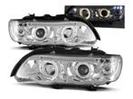 Angel Eyes koplampen Chrome geschikt voor BMW X5 E53, Verzenden