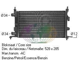 OPEL CORSA  B, 1993-2000 - RADIATEUR, 1.0i 12V, vanaf 11/..., Autos : Pièces & Accessoires, Autres pièces automobiles, Envoi