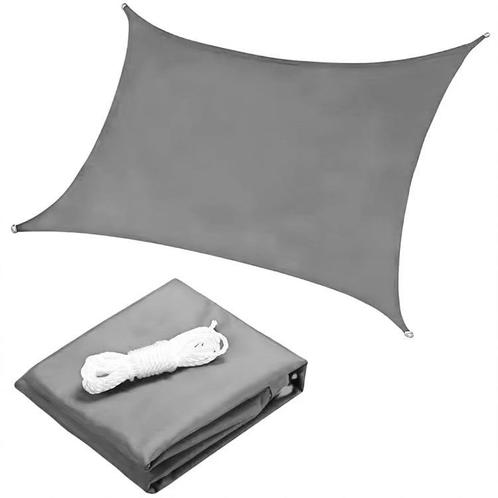 Groot UV-werend schaduwdoek 4x4 m - Waterdicht polyester..., Tuin en Terras, Schaduwdoeken, Nieuw, Ophalen of Verzenden