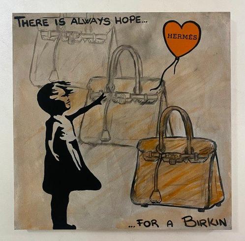 MVR - There is always hope for a Birkin, Antiquités & Art, Art | Peinture | Moderne