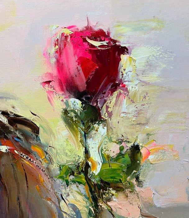 Aziz Sulaymanov - Kiss of the Rose, Antiek en Kunst, Kunst | Schilderijen | Modern