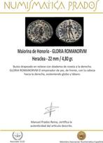 Empire romain. Flavius Honorius (393-423 apr. J.-C.)., Postzegels en Munten