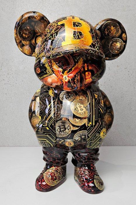 ArtBrut by Ann - AngryBear x Bitcoin II - edycja limitowana, Antiquités & Art, Art | Objets design