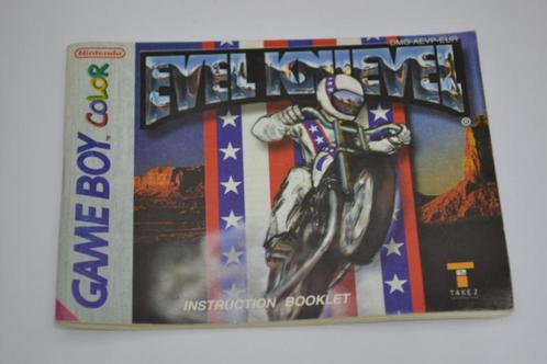 Evel Knievel (GBC EUR MANUAL), Consoles de jeu & Jeux vidéo, Consoles de jeu | Nintendo Portables | Accessoires