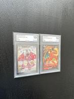 Pokémon - 2 Graded card - CHARIZARD EX FULL ART & CHARIZARD
