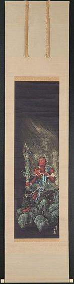 Kakejiku  (hangende boekrol) -  (Grote Heilige, Antiek en Kunst