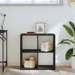 vidaXL Boekenkast Zwart Eiken 68,5x32x68,5 cm Bewerkt Hout, Huis en Inrichting, Verzenden, Nieuw