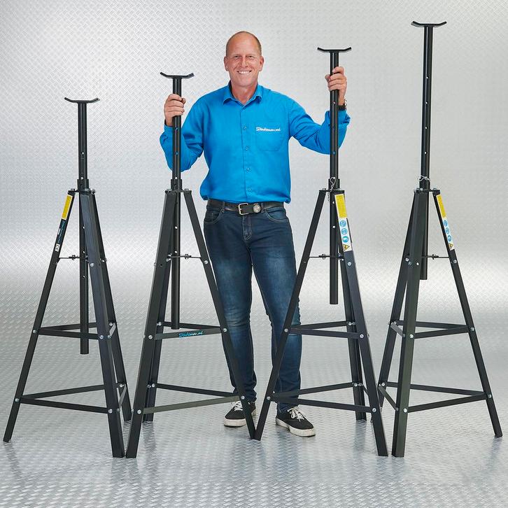 Datona Assteunen hoog 2 ton - 4 stuks - Datona - Zwart, Auto diversen, Autogereedschap, Ophalen of Verzenden