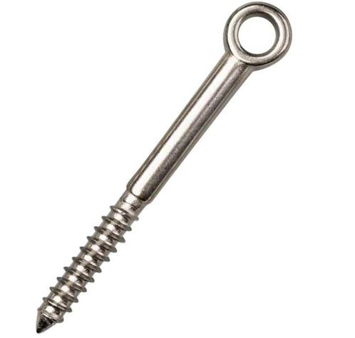Rvs Schroefoog 8x80mm Rvs, Tuin en Terras, Overige Tuin en Terras, Verzenden