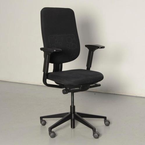 Steelcase P466 WORK 1 bureaustoel, zwart, 4D armleggers, Maison & Meubles, Chaises de bureau, Enlèvement ou Envoi