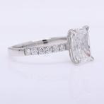 Zonder minimumprijs - Ring Platina - 2.20ct. tw. Diamant, Handtassen en Accessoires, Ringen, Nieuw