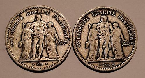 Frankrijk. IIe République (1848-1852). 5 Francs 1848-BB e, Postzegels en Munten, Munten | Europa | Euromunten