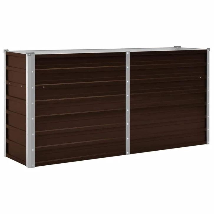 Plantenbak Bruin Staal | OP=OP | Ideaal voor Moestuin, Tuin en Terras, Bloembakken en Plantenbakken, 60 cm of meer, 100 cm of meer