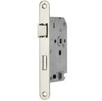 Badkamer/toilet slot Mi Satori met glans nikkel voorplaat, Nieuw, Overige materialen, Klink of Kruk