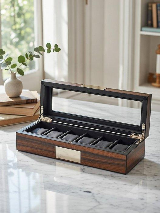 Prestige - Boîte à bijoux - Boîte à montres en bois plaqué, Antiek en Kunst, Kunst | Designobjecten