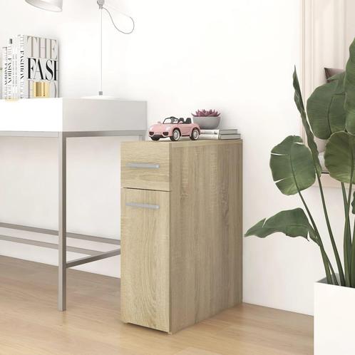 vidaXL Apothekerskast 20x45,5x60 cm spaanplaat sonoma, Huis en Inrichting, Kasten | Overige, Nieuw, Verzenden