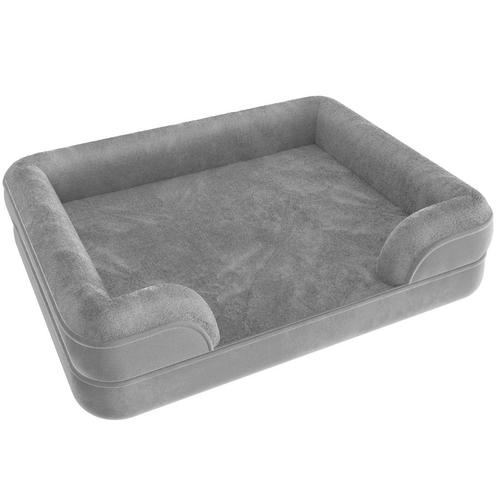 Orthopedisch hondenbed Kimba met hoge rand - L (94 x 72 x 18, Animaux & Accessoires, Maisons pour chiens, Envoi