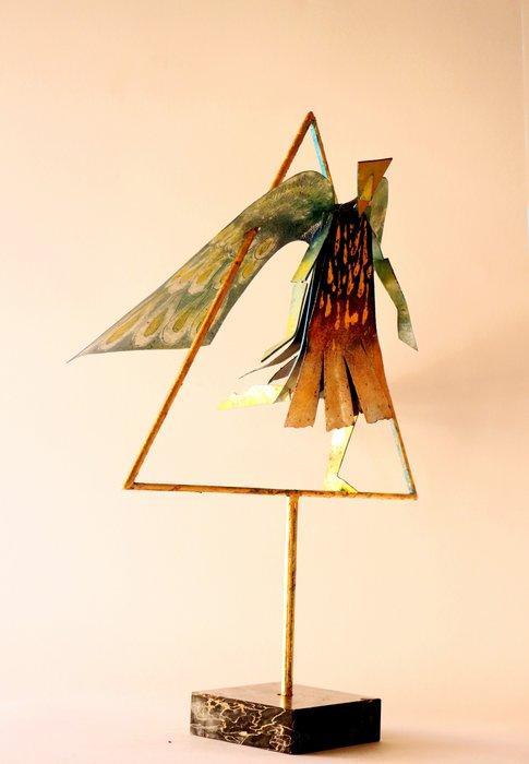 Narcis Teodoreanu Tiberra - The first flyer, Antiek en Kunst, Kunst | Designobjecten