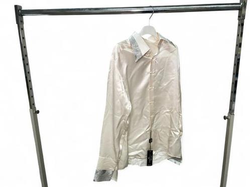 Veiling - Cleofe Finati Hemd - Wit - Online Prijs €295!, Kleding | Heren, Overhemden