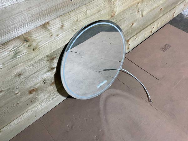 Veiling - Spiegel rond Liam met LED verlichting en verwarmin, Auto-onderdelen, Spiegels, Gebruikt
