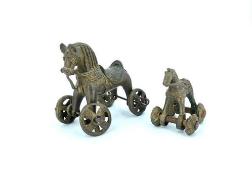 Cheval - Jouet - 1850-1900 - Inde, Antiek en Kunst, Kunst | Niet-Westerse kunst