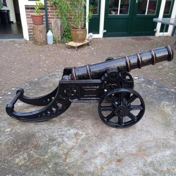 sculptuur, Decorative Cannon - 42 cm - Gietijzer beschikbaar voor biedingen