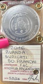 Rwanda. 50 Franken 2016 Suricati (Zonder Minimumprijs), Postzegels en Munten