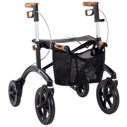 Saljol Allround lichtgewicht rollator - Zwart, Small, Diversen, Rollators, Ophalen of Verzenden