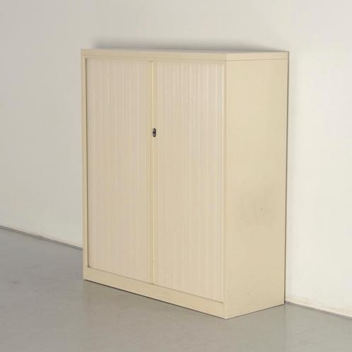 Drentea roldeurkast, crème, 137 x 120 cm, incl. 3 legborden, Huis en Inrichting, Kasten | Roldeurkasten en Archiefkasten, Gebruikt
