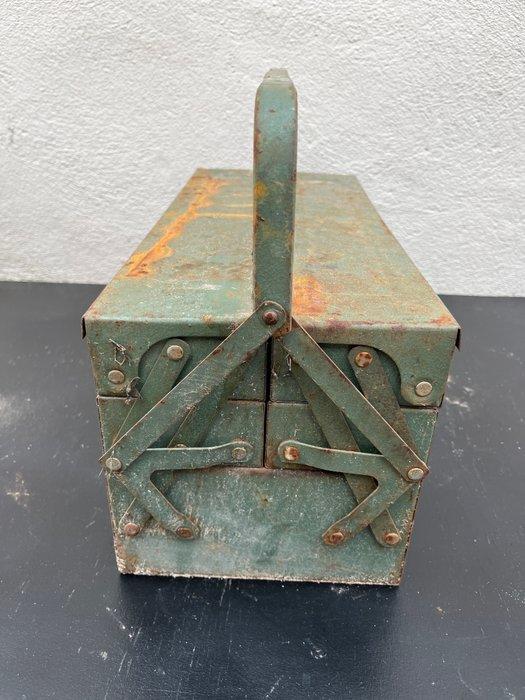 Gereedschapskist (3) - Metaal, Antiek en Kunst, Antiek | Wandborden en Tegels