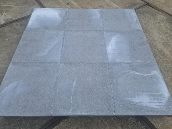 Veiling - 36,72 M2 Betontegel Antraciet 60x60x3 Cm, Tuin en Terras, Tegels en Klinkers, Nieuw