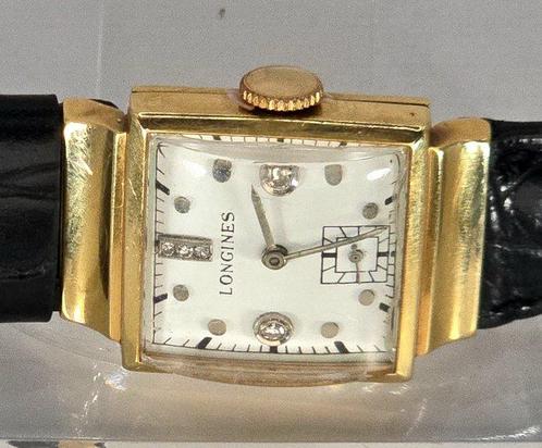 Longines. - 14K Schmuck-Armbanduhr - Kal. 8LN -, Handtassen en Accessoires, Horloges | Heren