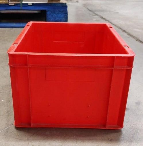 Stapelbak 400x300x210mm euronorm rood gesloten handgreep, Doe-het-zelf en Bouw, Kratten en Dozen, Ophalen of Verzenden