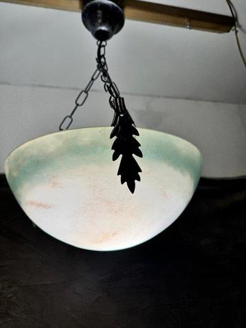 Art Nouveau gesigneerde hanglamp - Plafondlamp - Pâte de