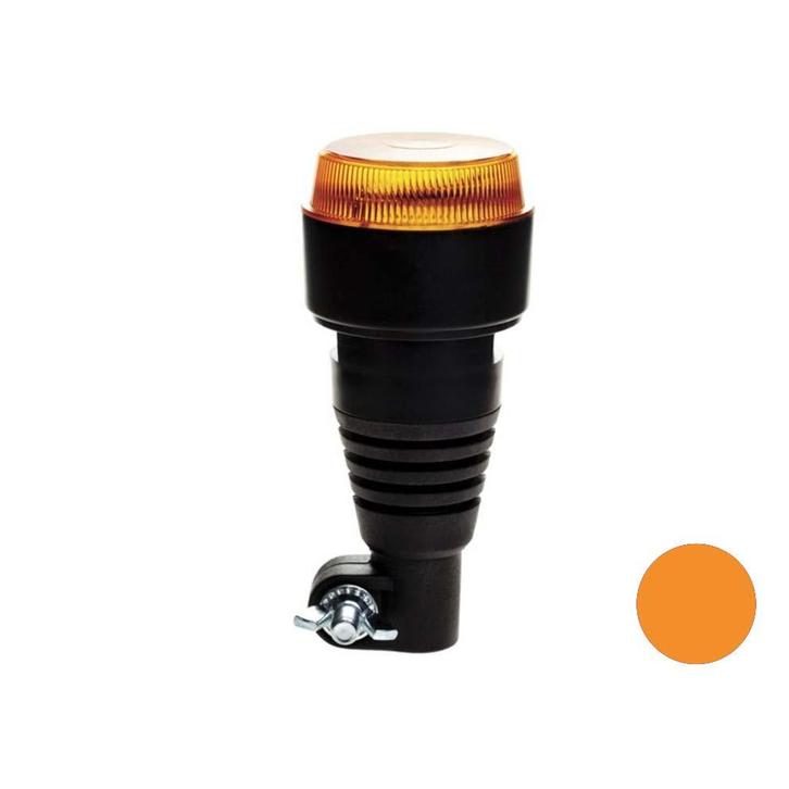 Led flitslamp Met Flexibele DIN Steun Oranje, Auto-onderdelen, Verlichting, Ophalen of Verzenden