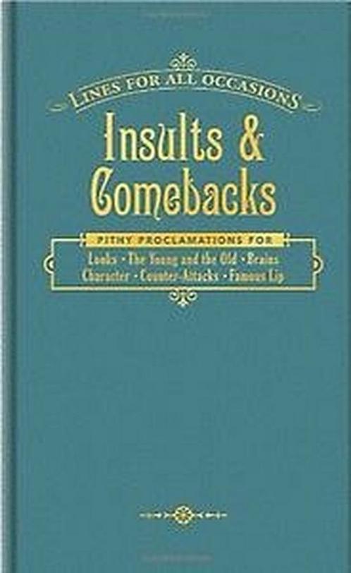 Insults & Comebacks 9781601060587 Knock Knock, Boeken, Overige Boeken, Zo goed als nieuw, Verzenden