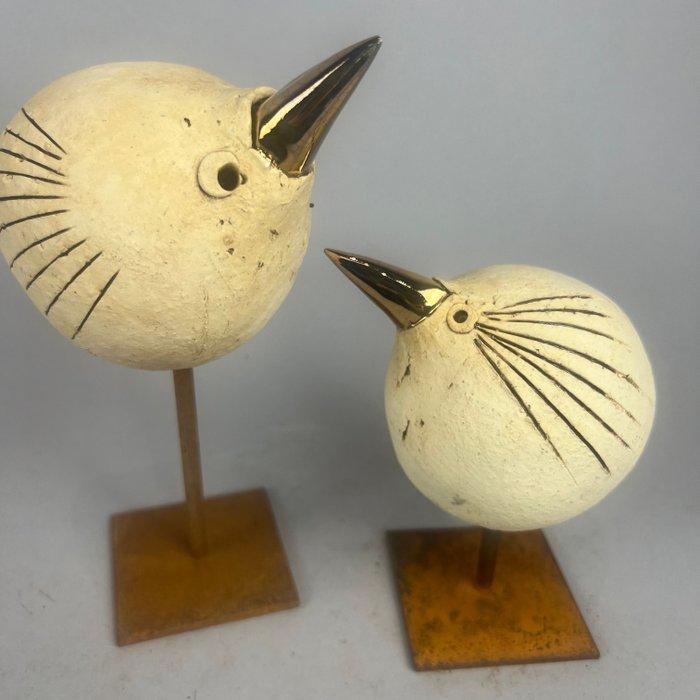 Ewa Budzowska - NO RESERVE- 2 BIRDS, Antiquités & Art, Art | Objets design
