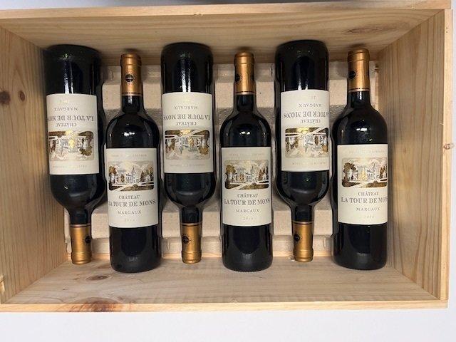 2014 Chateau La Tour de Mons - Margaux - 12 Bouteilles (0,75, Collections, Vins